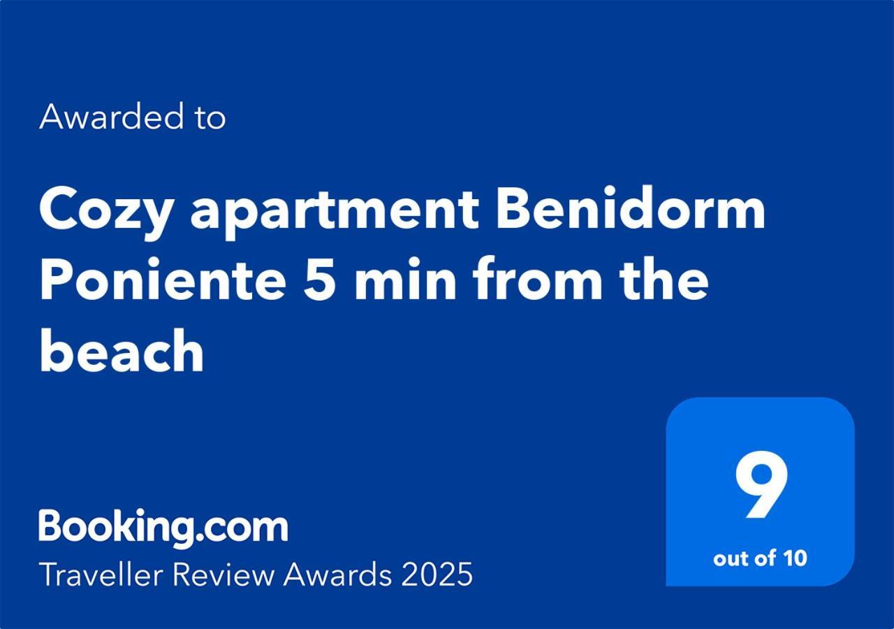 Cozy Apartment Benidorm Poniente 5 Min From The Beach 外观 照片